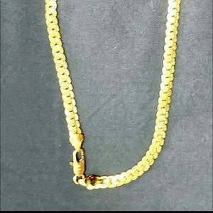 NEW 18K YELLOW GOLD 20"INCH VERMEIL CHAIN NECKLACE